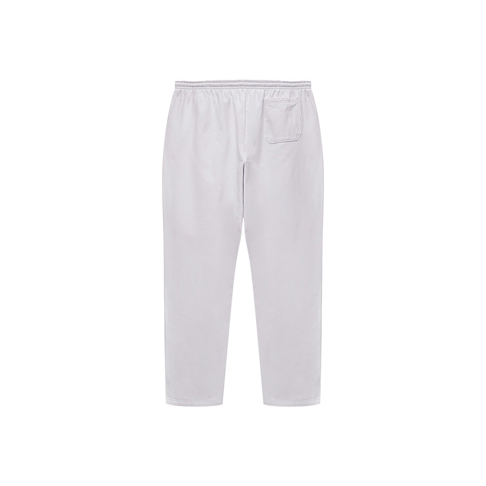 Calça Reta Moletom Flanelado Plus Masculina - Branco