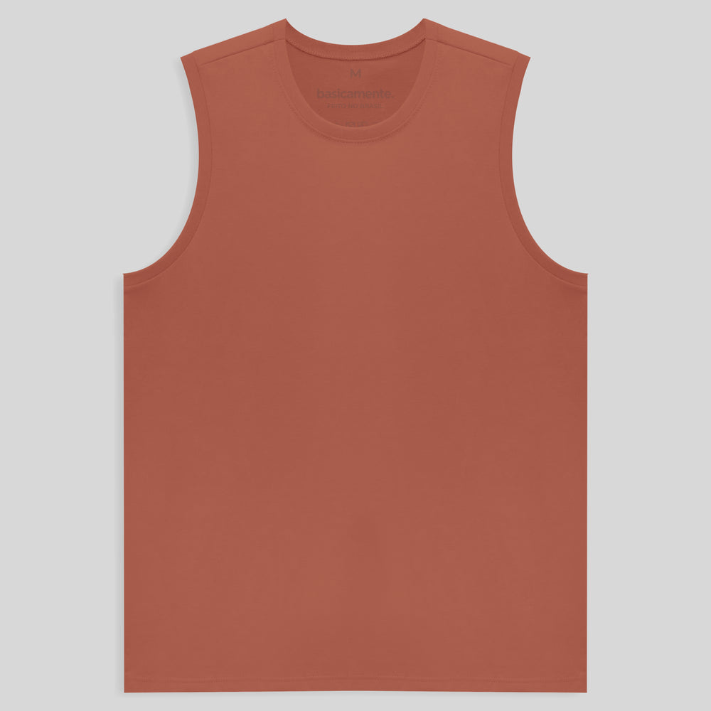 Regata Masculina - Marrom Telha