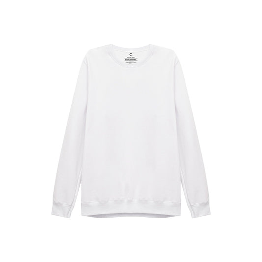 Blusão Moletom Flanelado Masculino - Branco