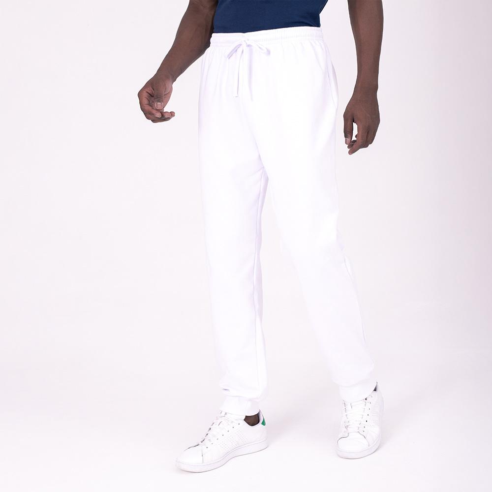 Calça De Moletom Masculina - Branco