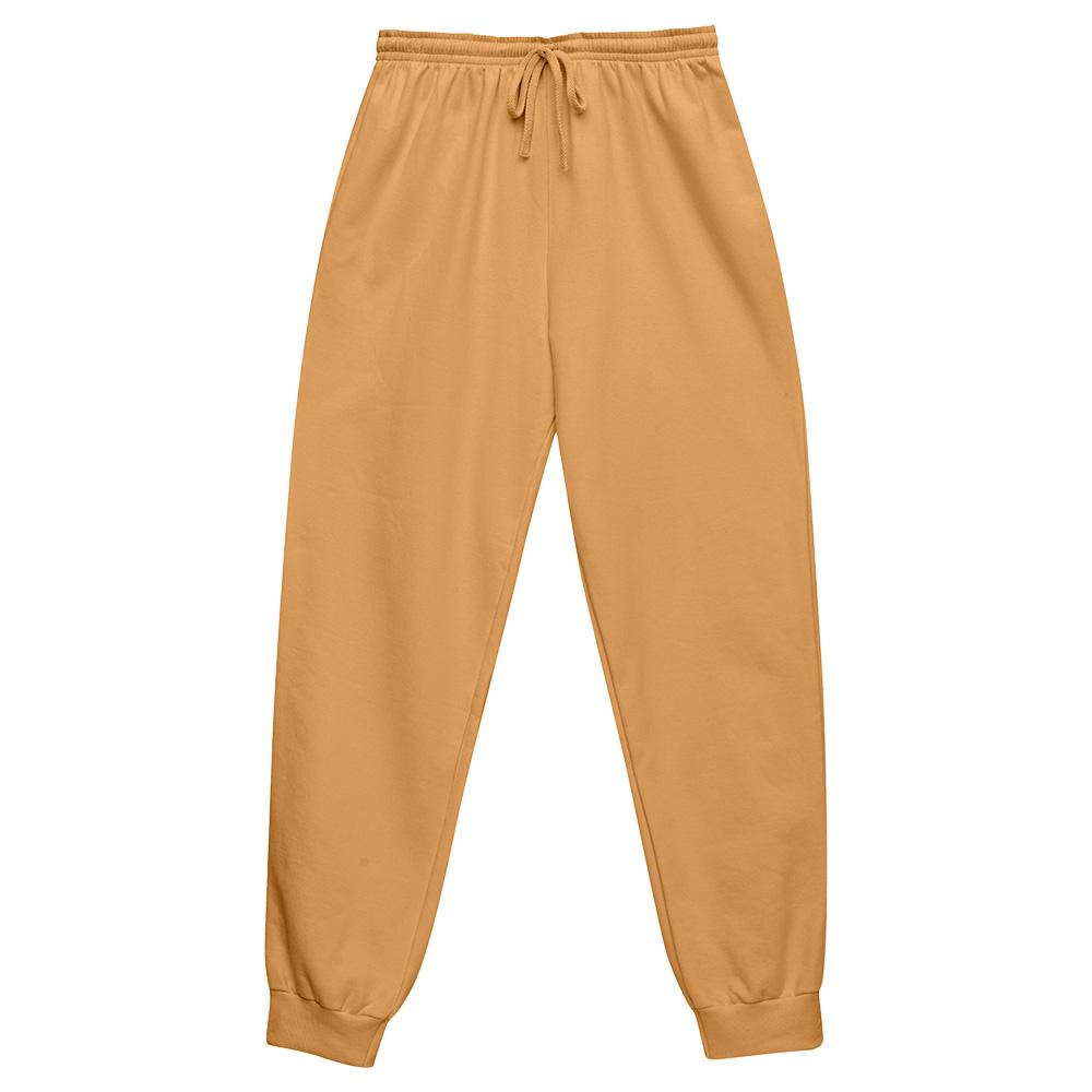 Calça De Moletom Masculina - Amarelo Mostarda