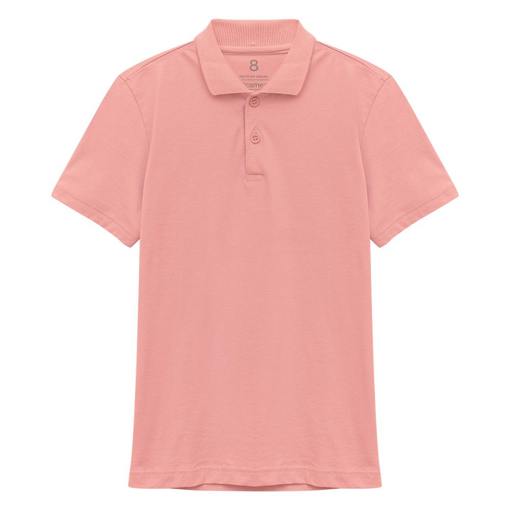 Camisa Polo Infantil Menina - Rose