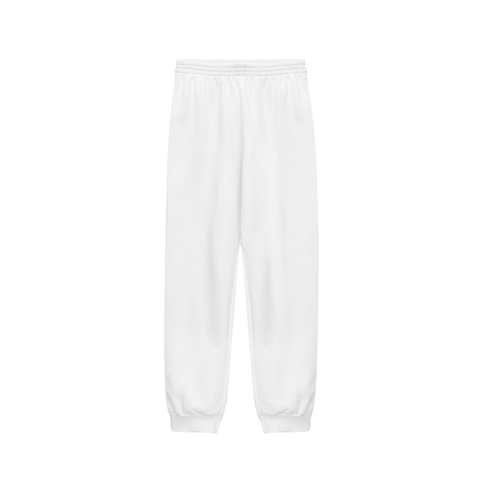 Calça De Moletom Infantil Unissex - Branco