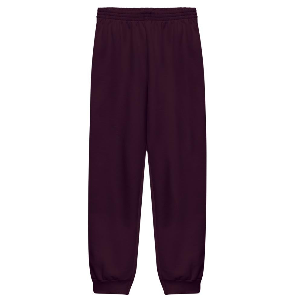 Calça De Moletom Infantil Unissex - Wine