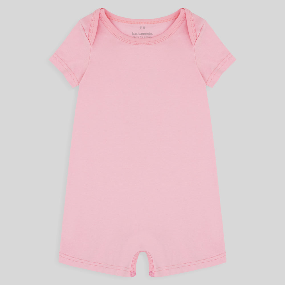 Macaquinho Bb Unissex - Rosa Bebe