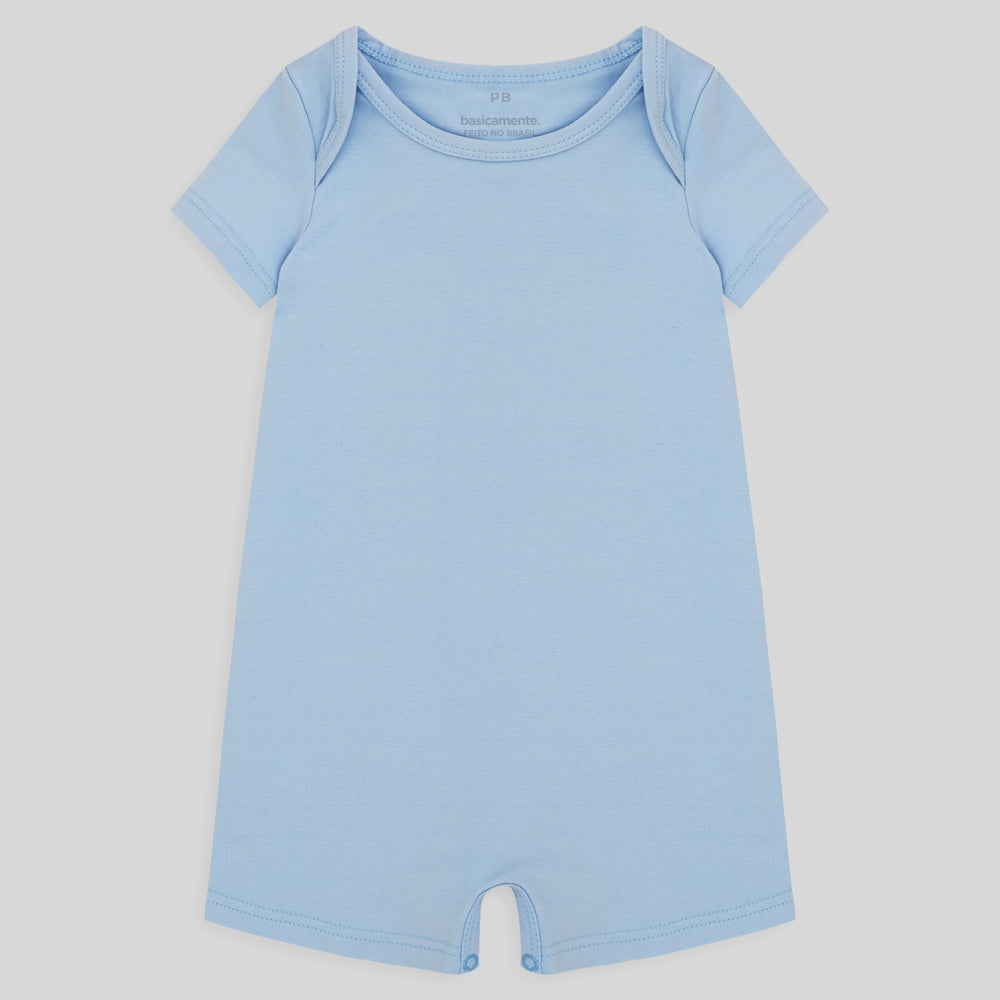 Macaquinho Bb Unissex - Azul Bebe