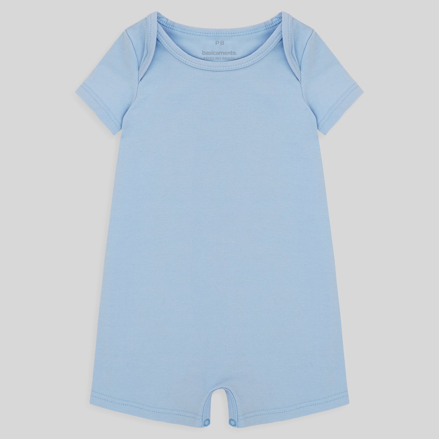 Macaquinho Bb Unissex - Azul Bebe