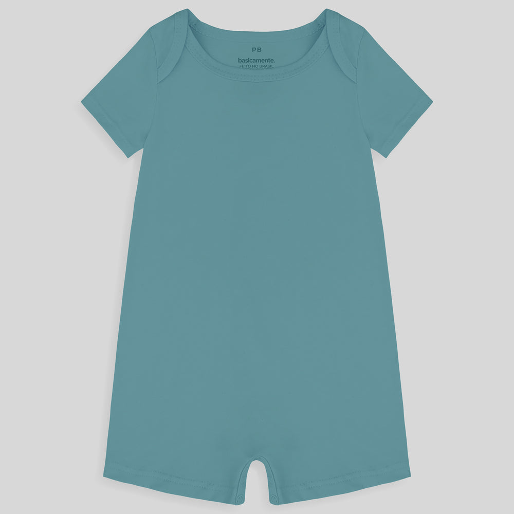 Macaquinho Bb Unissex - Azul Turquesa
