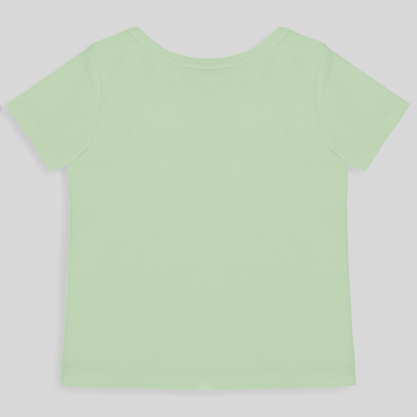 Camiseta Manga Curta Unissex Bebe - Verde Menta