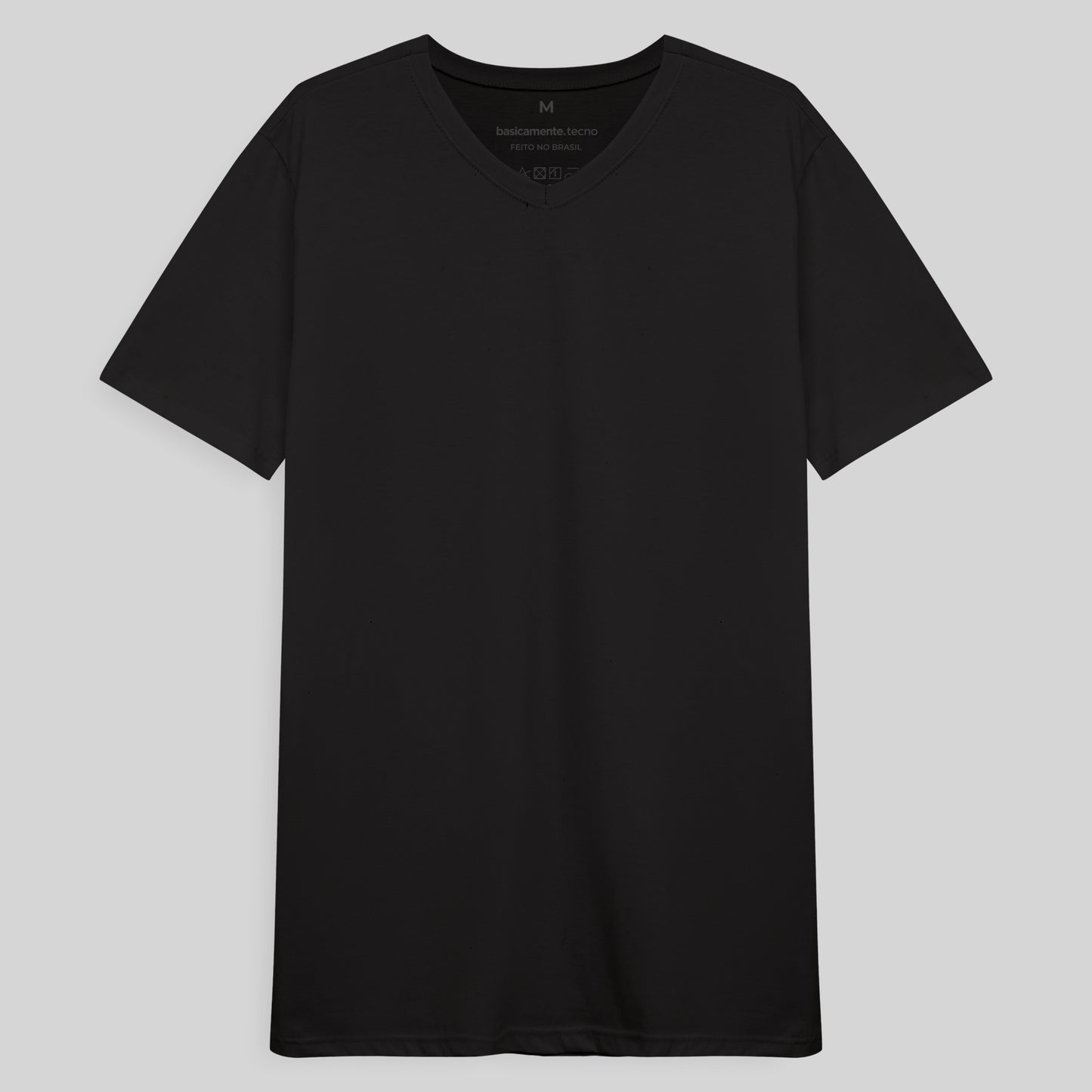Tech T-Shirt Anti Odor Gola V Masculina - Preto