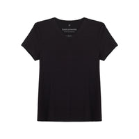 Tech T-Shirt Modal Gola V Feminina - Preto