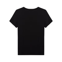 Tech T-Shirt Modal Gola V Feminina - Preto