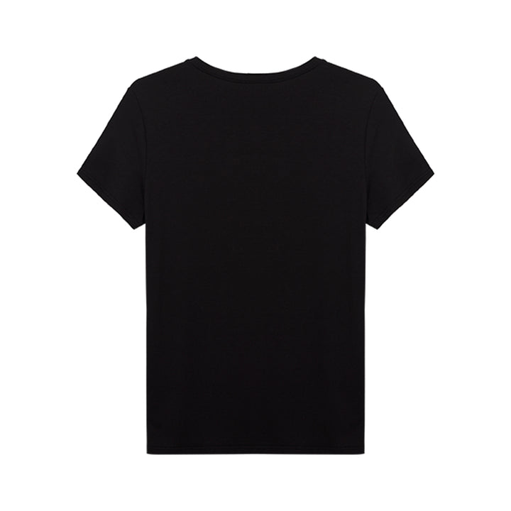 Tech T-Shirt Modal Gola V Feminina - Preto