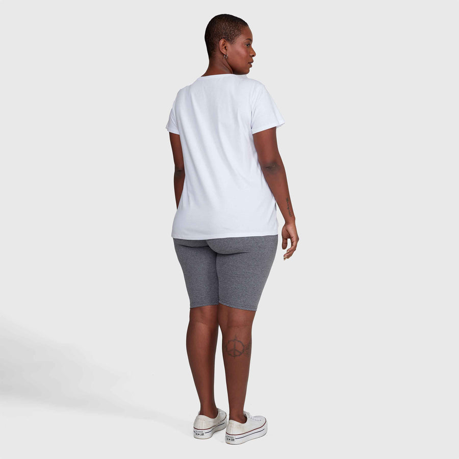 Tech T-Shirt Modal Plus Feminina - Branco