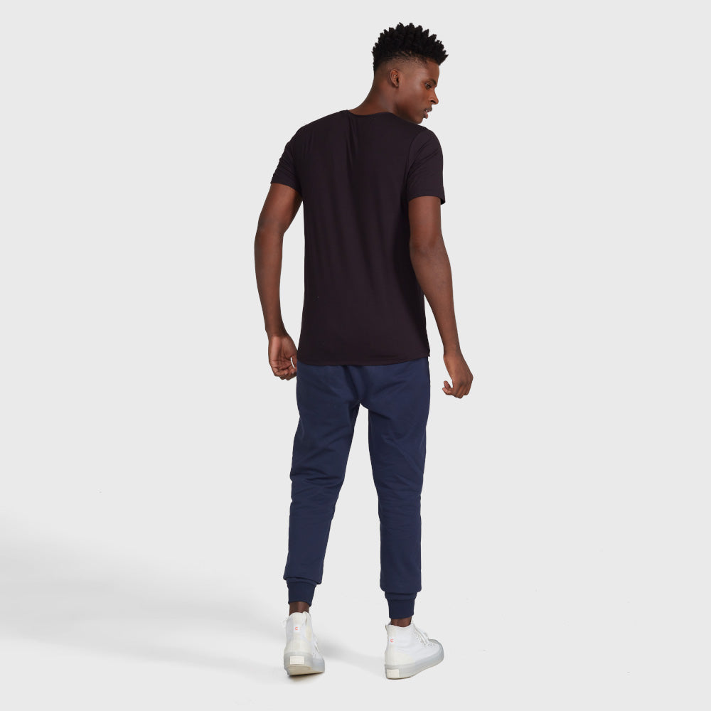 Tech T-Shirt Modal Gola C Masculina - Preto