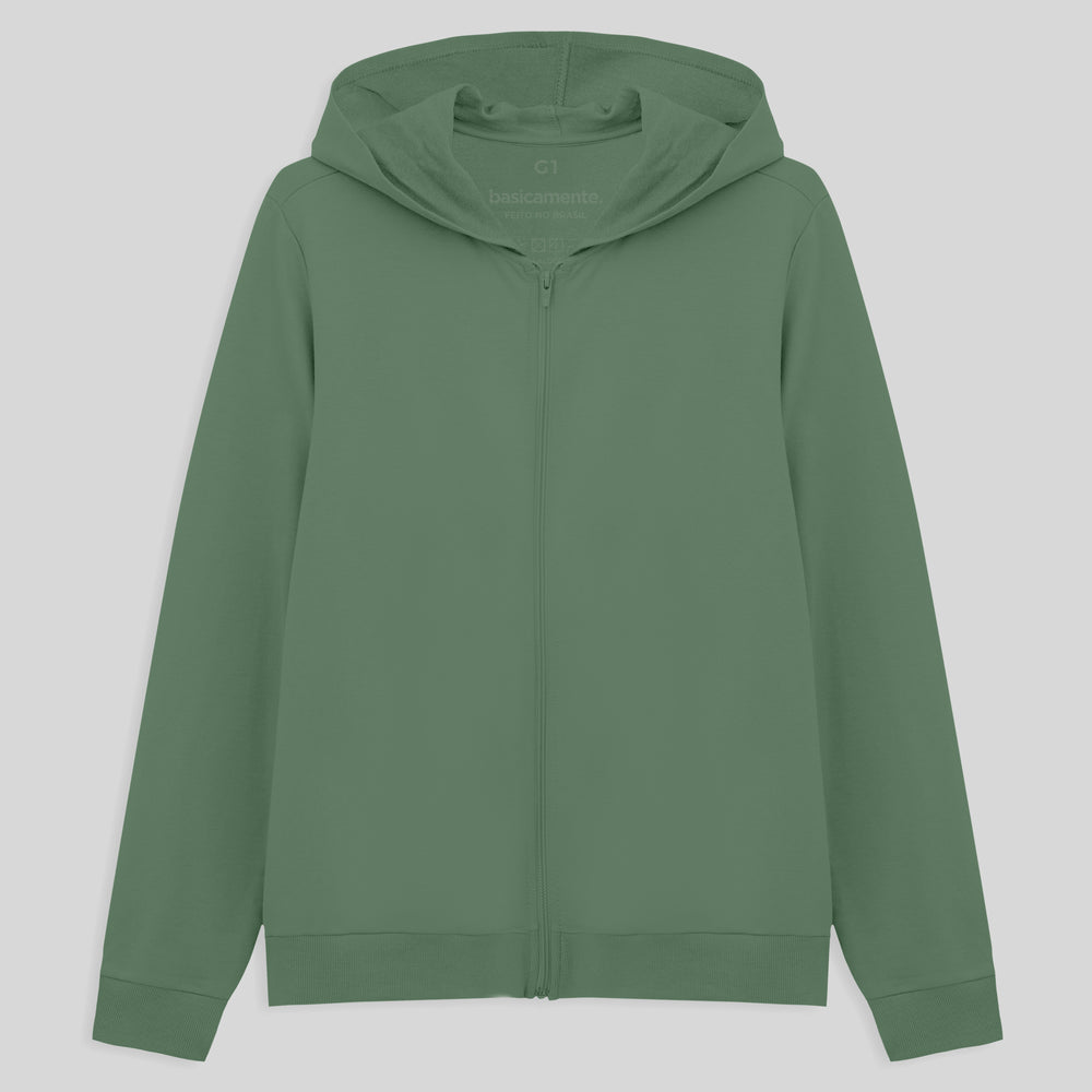 Jaqueta Capuz Plus Feminino - Verde Oliva