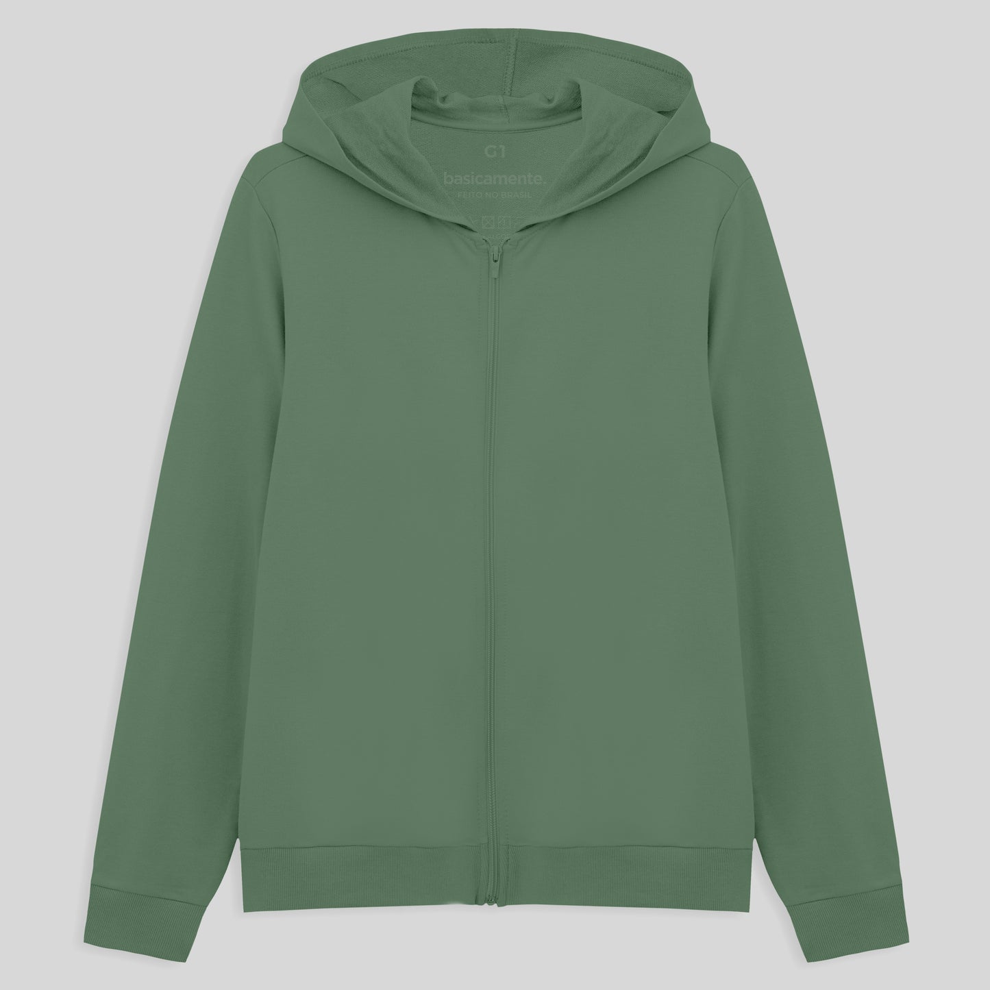 Jaqueta Capuz Plus Feminino - Verde Oliva