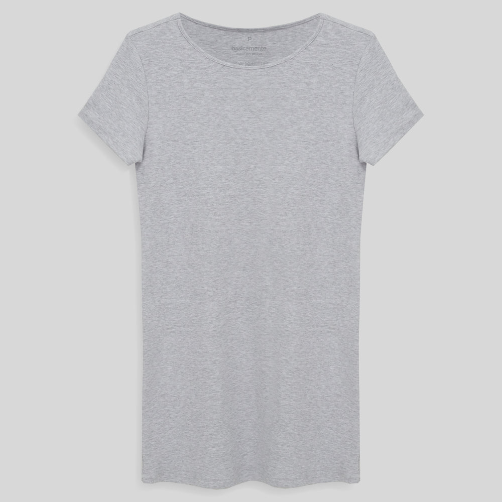 Vestido Confort - Mescla Claro