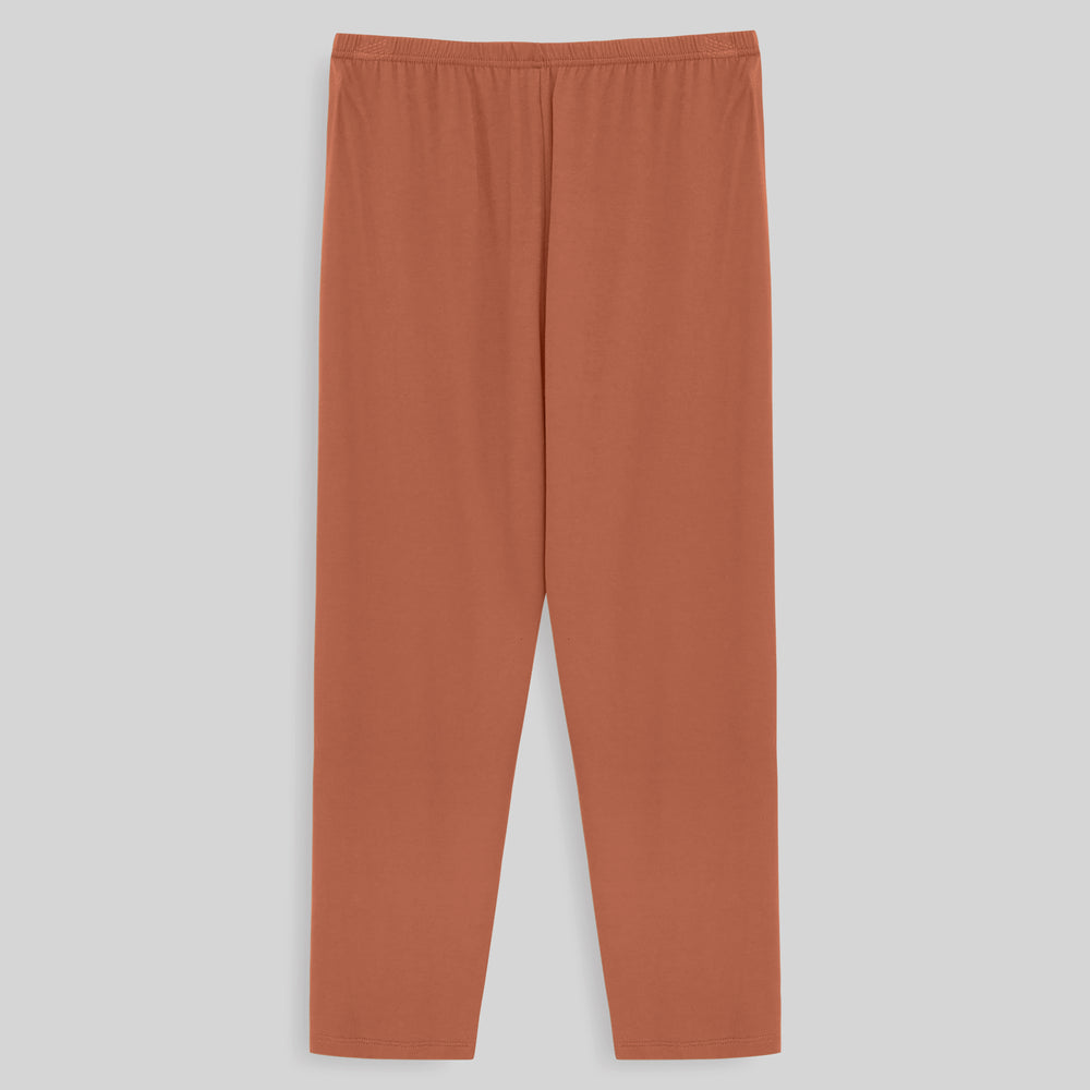 Calça Confort Masculina - Marrom Telha