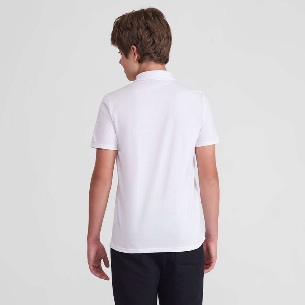 Camisa Polo Teen Masculina - Branco