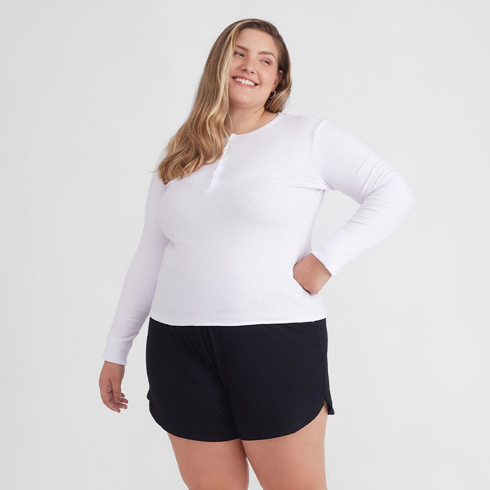 Shorts Pijama Plus Feminino - Preto