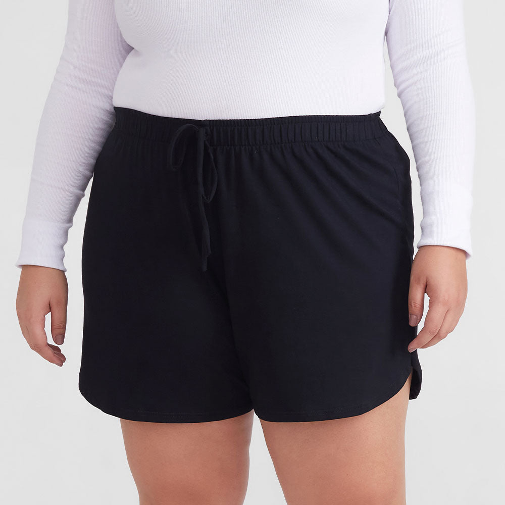 Shorts Pijama Plus Feminino - Preto