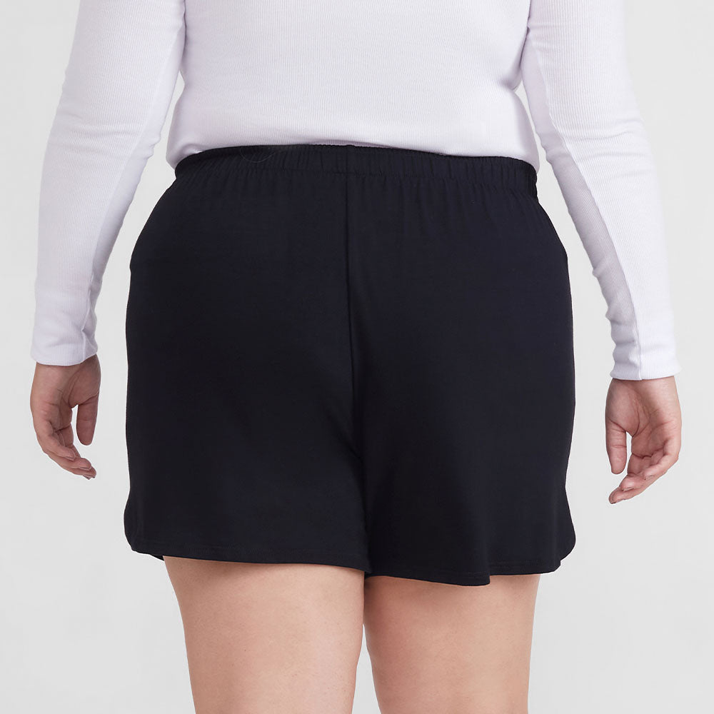 Shorts Pijama Plus Feminino - Preto
