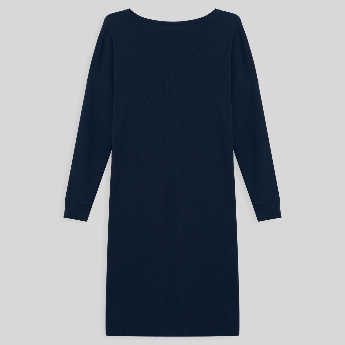 Vestido Ml Confort PLus Feminina - Azul Marinho