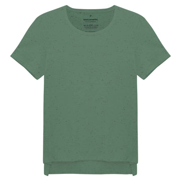 Camiseta Boxy Botonê Feminina - Verde Jade