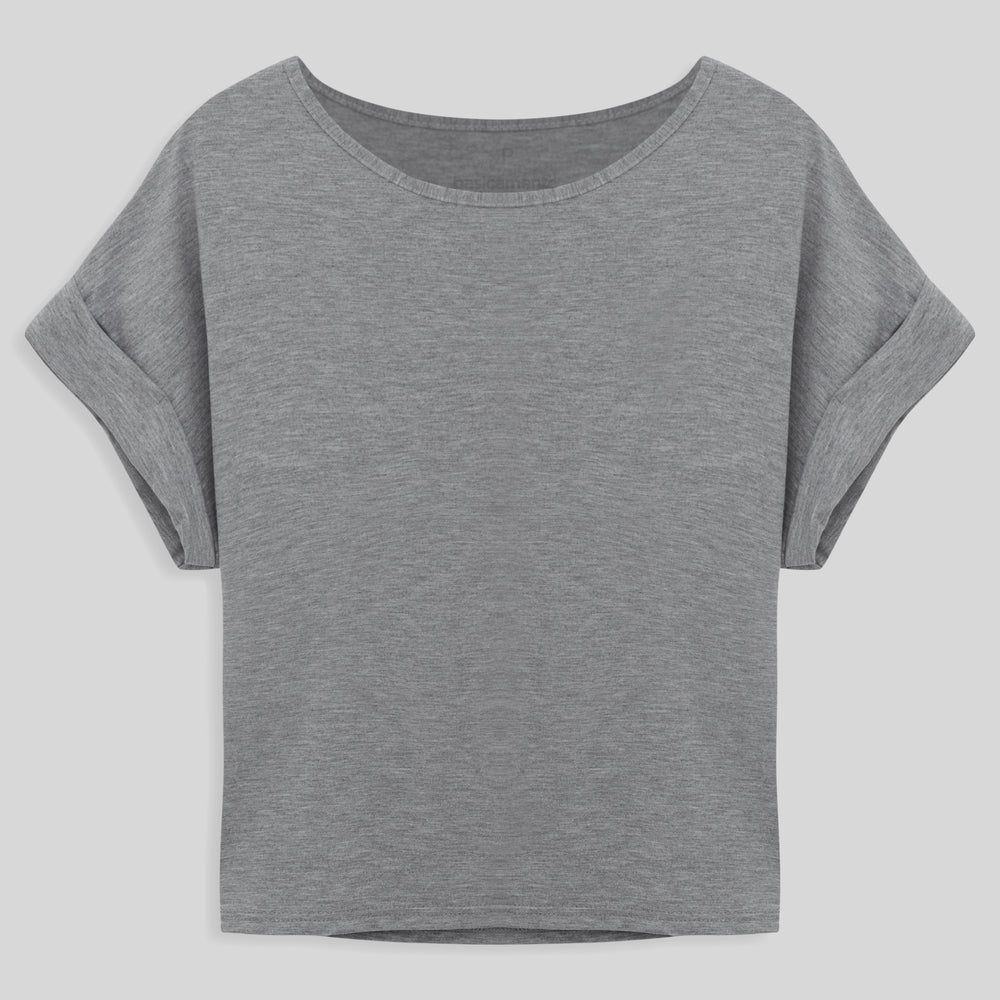 Blusa Manga Japonesa Feminina - Mescla Claro