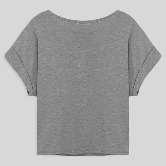 Blusa Manga Japonesa Feminina - Mescla Claro