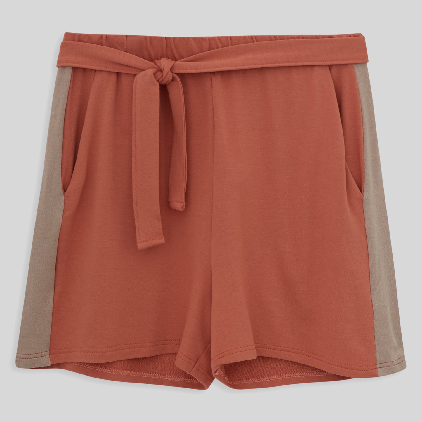 Shorts Moletinho - Marrom Telha
