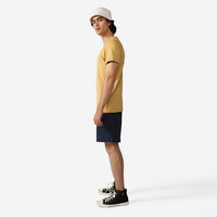 Camiseta Raglan Algodão Premium Masculina - Amarelo Mel