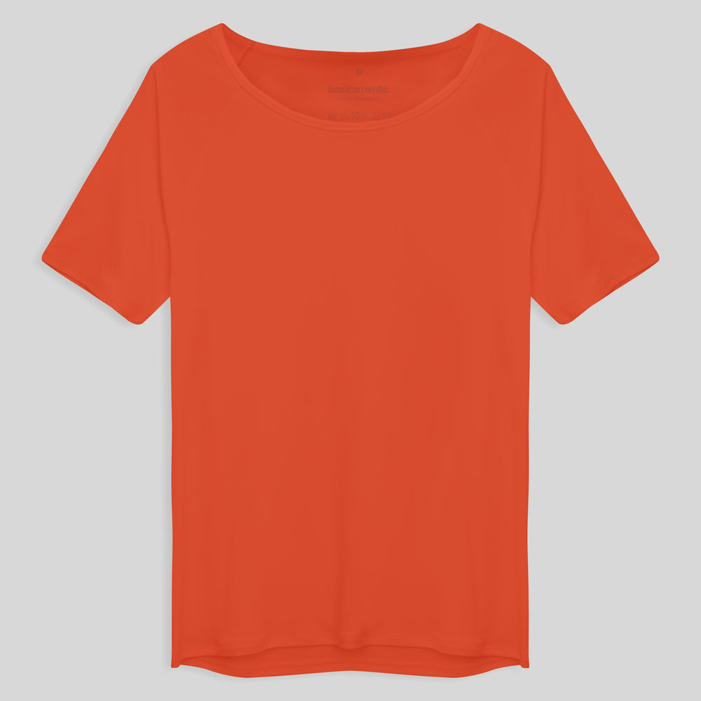 Camiseta New Life Tech UV - Laranja