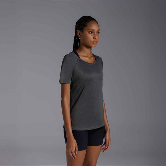Camiseta New Life Tech UV - Mescla Escuro