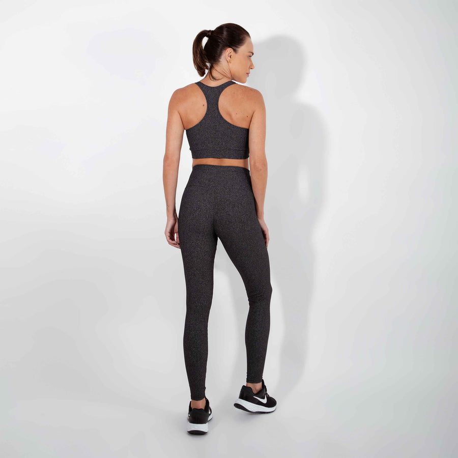 Legging New Life Tech Performance - Cinza Asfalto