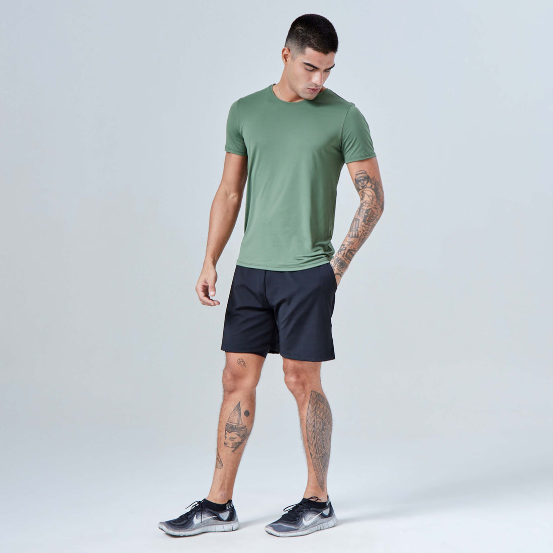 Tech T-Shirt Performance Masculina - Verde Figo