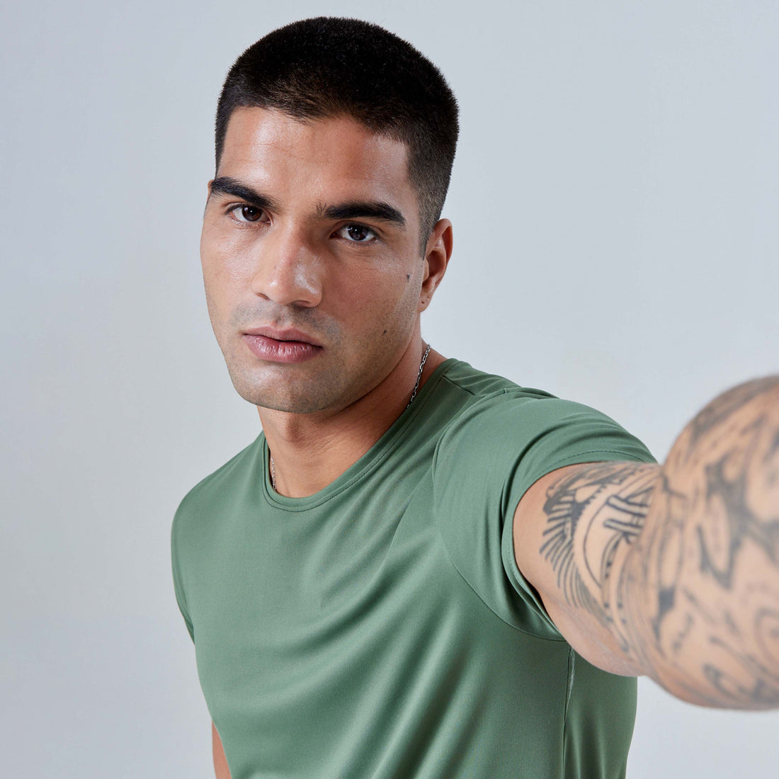 Tech T-Shirt Performance Masculina - Verde Figo