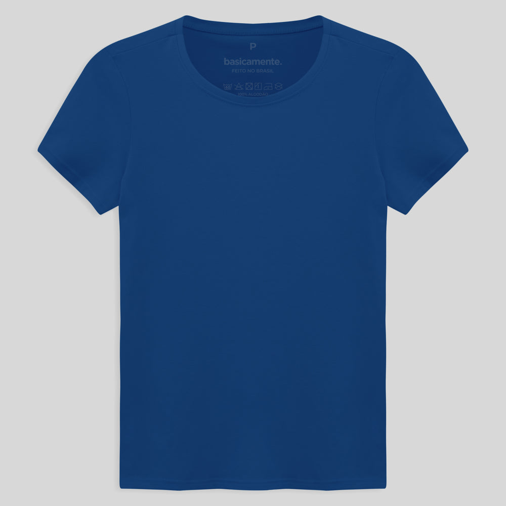 Camiseta Comfort Feminina - Azul