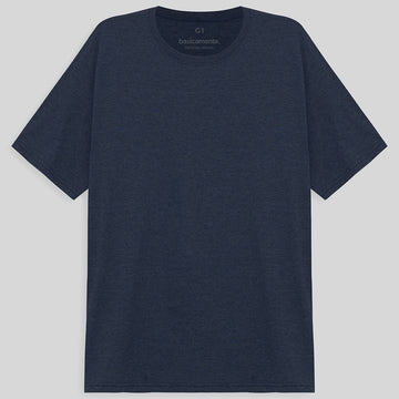 Tech T-Shirt Eco Gola C Plus Size Masculina - Azul Marinho