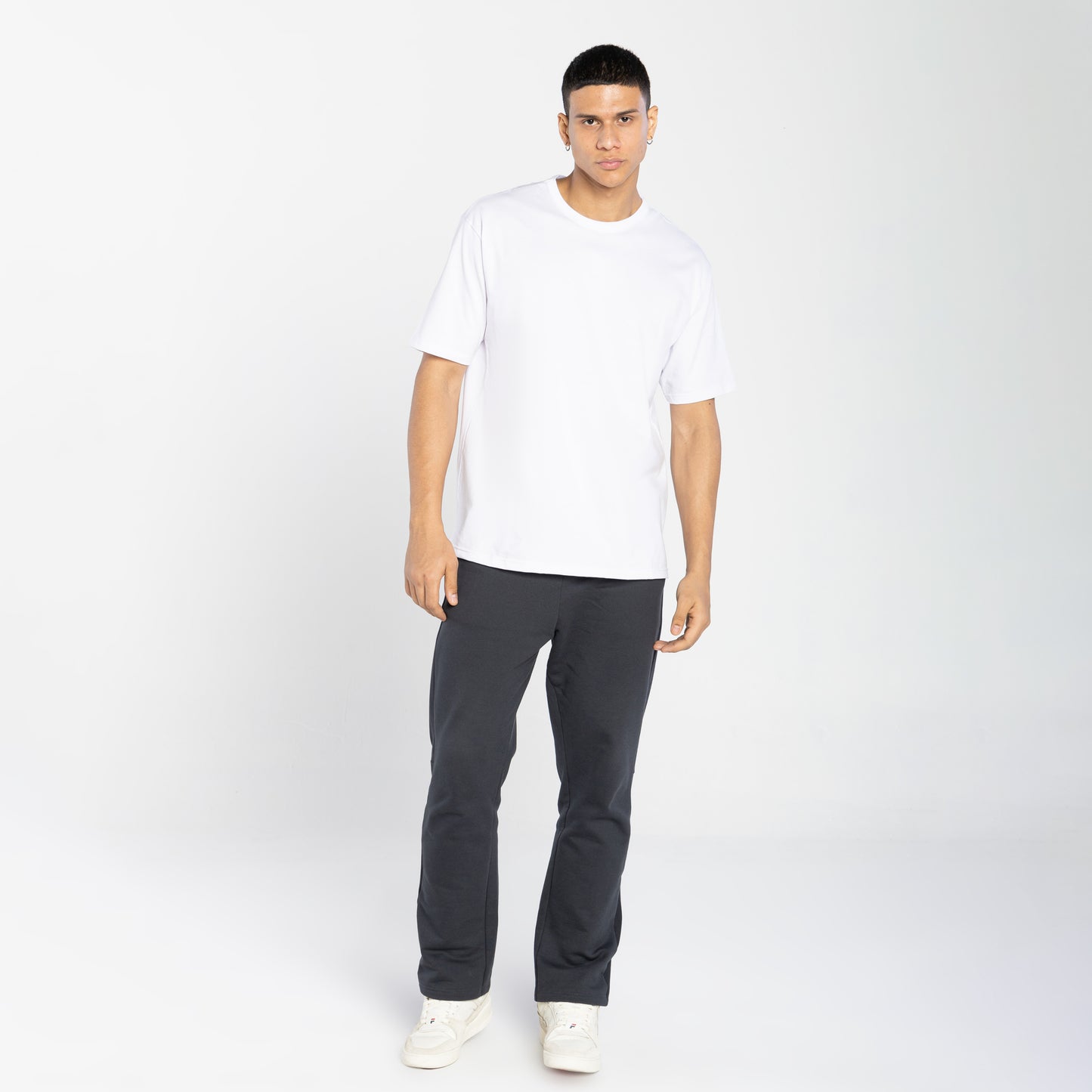 Tech T-Shirt Anti Odor Oversized Masculina - Branco