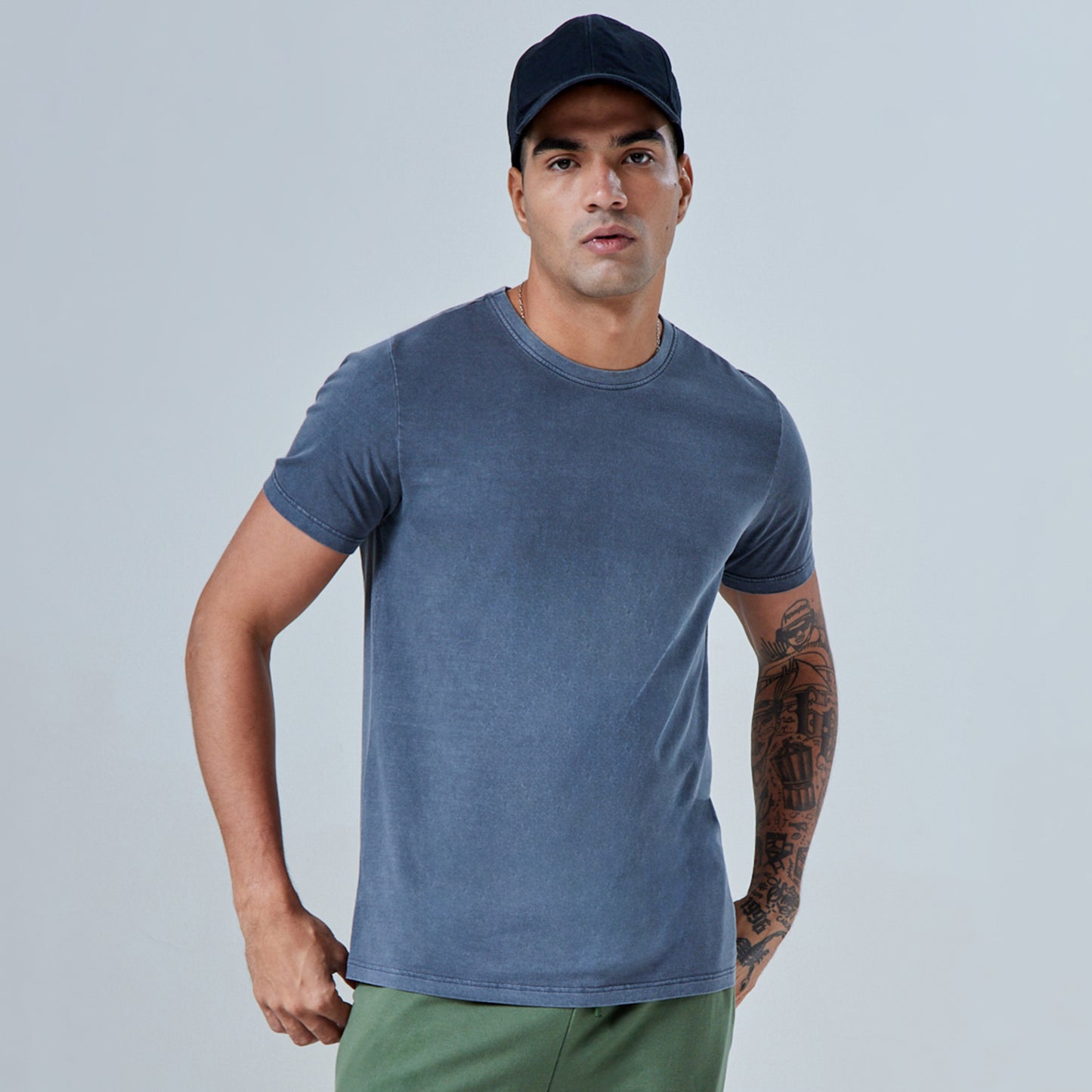 T-Shirt Stone Masculina - Grafite