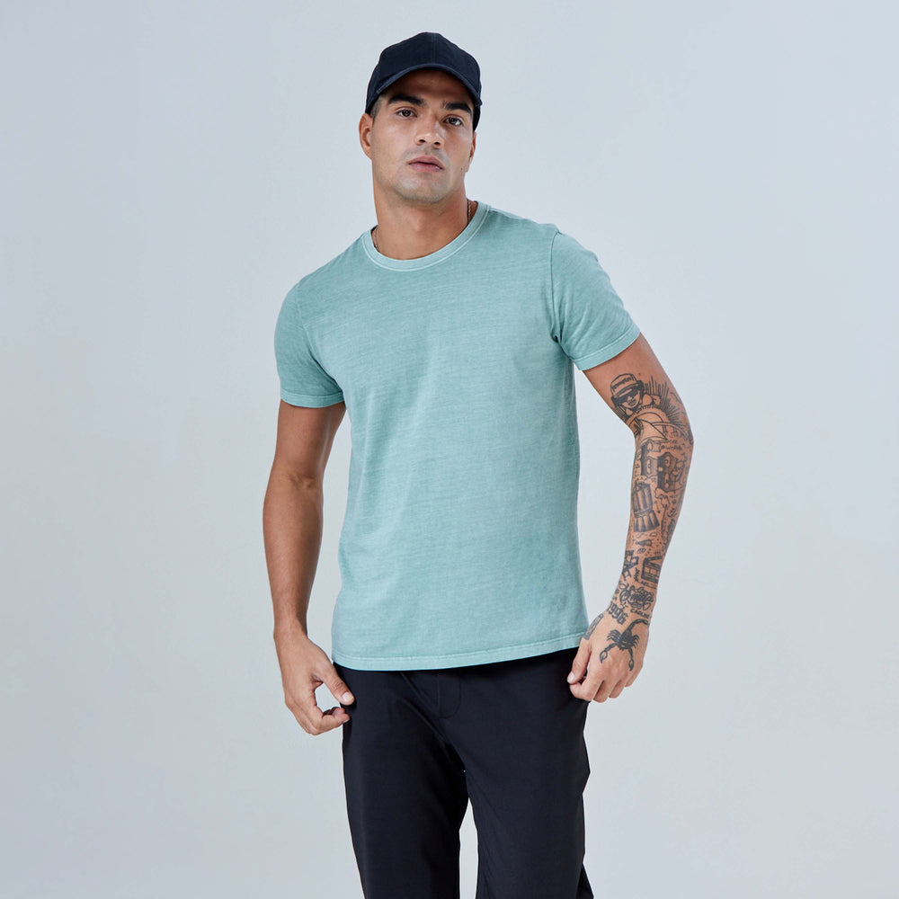 T-Shirt Stone Masculina - Verde Chá