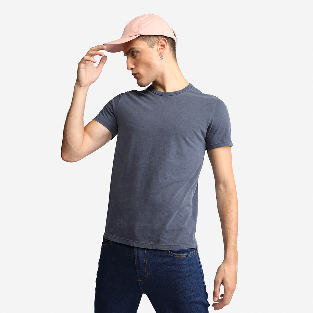 T-Shirt Stone Masculina - Azul Marinho