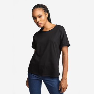Tech T-Shirt Anti Odor Boxy Feminina - Preto