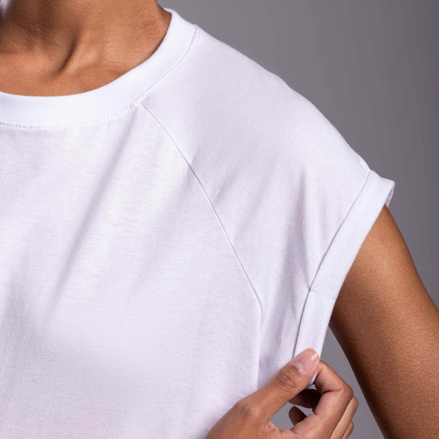 Tech T-Shirt Anti Odor Raglan Feminina - Branco