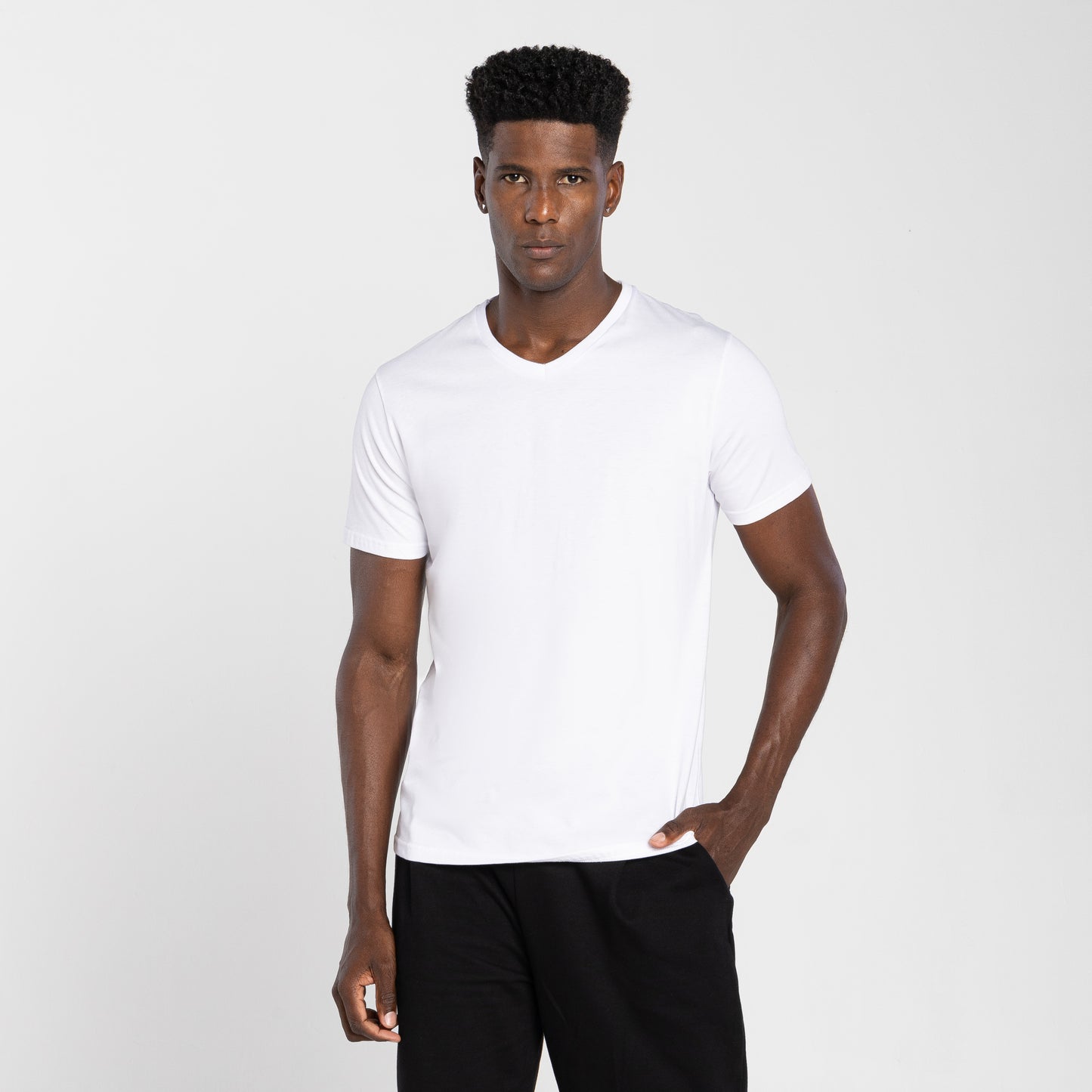 Tech T-Shirt Anti Odor Gola V Masculina - Branco