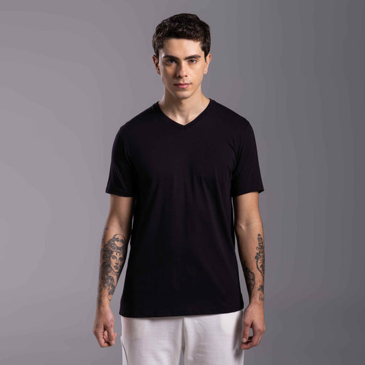 Tech T-Shirt Anti Odor Gola V Masculina - Preto
