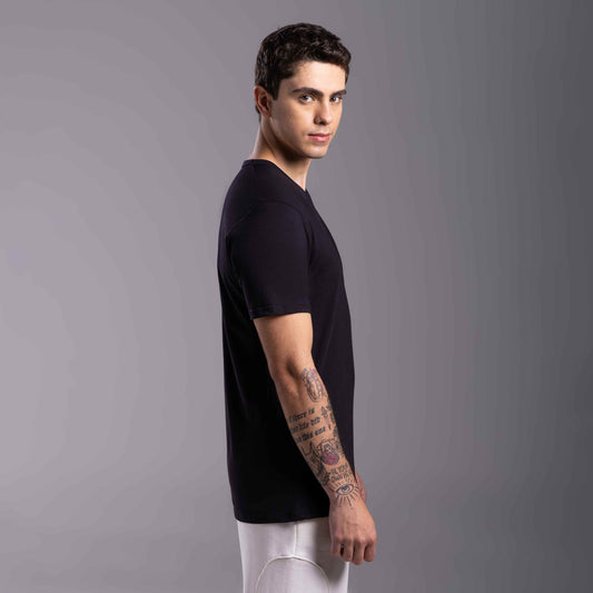 Tech T-Shirt Anti Odor Gola V Masculina - Preto