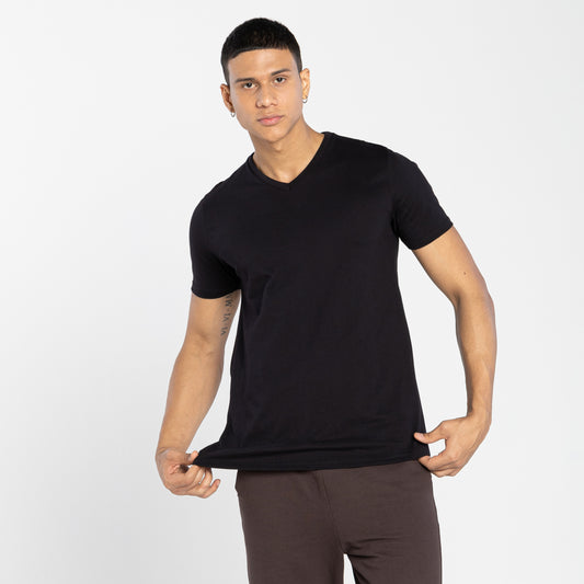 Tech T-Shirt Anti Odor Gola V Masculina - Preto